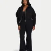Sudadera con capucha y cremallera corta 365 para mujer Sudadera con capucha y cremallera corta 365 para mujer