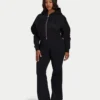 Sudadera con capucha y cremallera corta 365 para mujer Sudadera con capucha y cremallera corta 365 para mujer