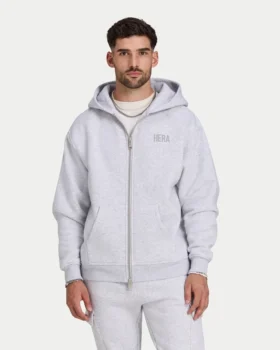 Sudadera con capucha y cremallera oversize, un básico para hombre