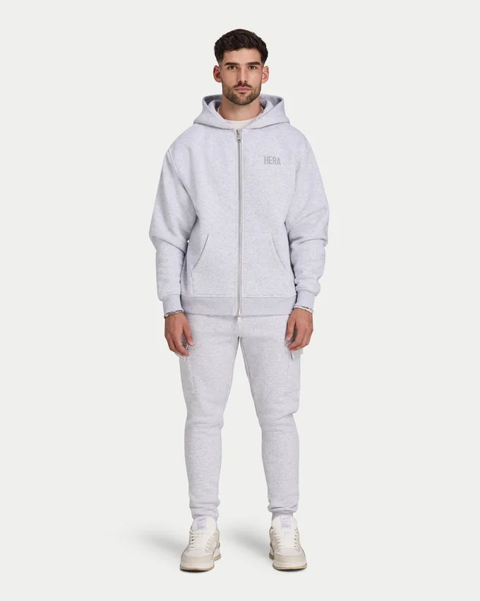 Sudadera con capucha y cremallera oversize, un básico para hombre Sudadera con capucha y cremallera oversize, un básico para hombre