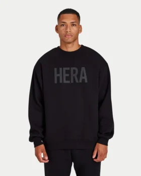 Sudadera Label para hombre – negra