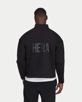 Sudadera oversize con cremallera de ¼ para hombre «Staple»