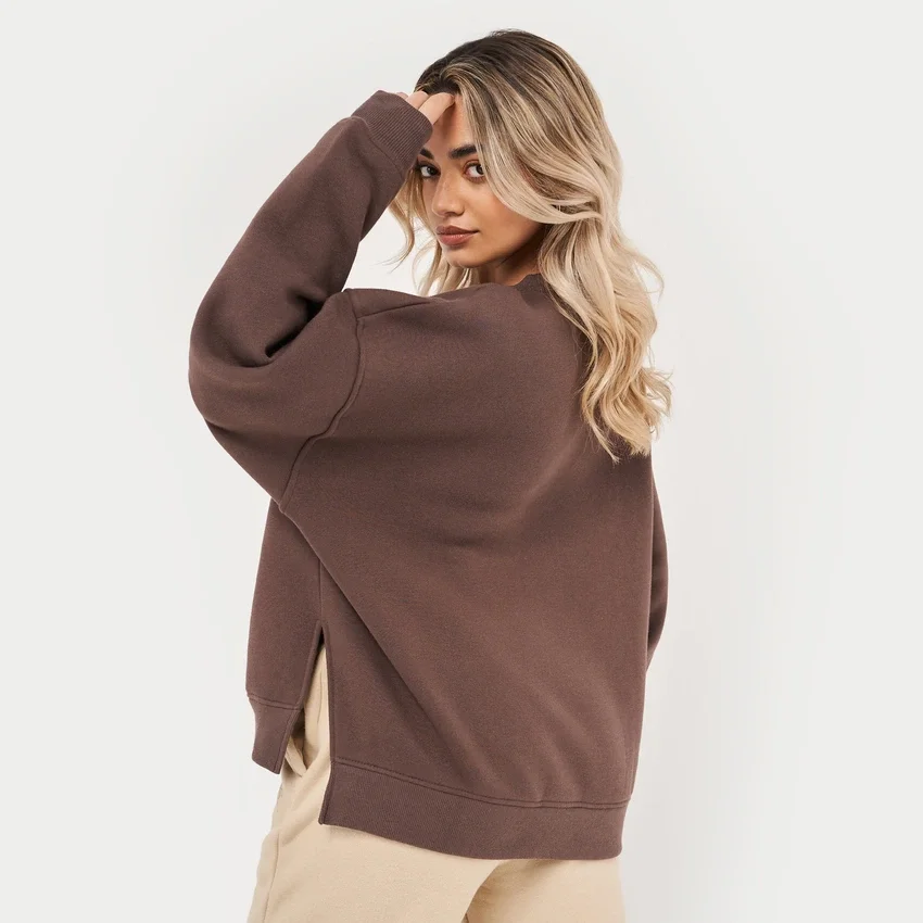 Sudadera Rewear Collective – marrón pizarra Sudadera Rewear Collective – marrón pizarra