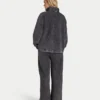 Sudadera Signature oversize con cremallera de 1/4 para mujer, con efecto lavado característico Sudadera Signature oversize con cremallera de 1/4 para mujer, con efecto lavado característico