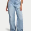 Vaqueros anchos para mujer – azul claro Vaqueros anchos para mujer – azul claro