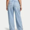 Vaqueros anchos para mujer – azul claro Vaqueros anchos para mujer – azul claro