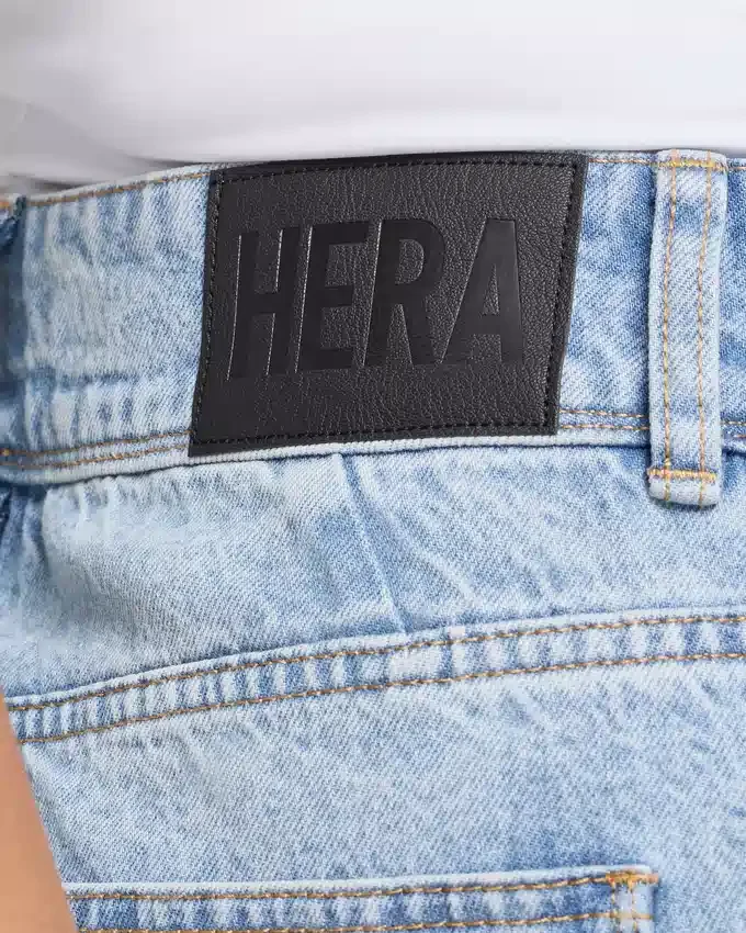 Vaqueros anchos para mujer – azul claro Vaqueros anchos para mujer – azul claro