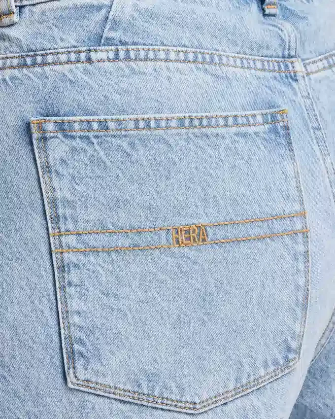 Vaqueros anchos para mujer – azul claro Vaqueros anchos para mujer – azul claro