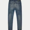 Vaqueros de corte ajustado para hombre – azul arena