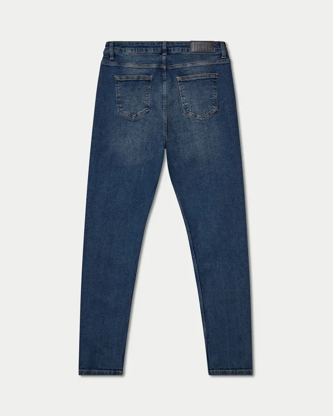 Vaqueros de corte ajustado para hombre – azul oscuro Vaqueros de corte ajustado para hombre – azul oscuro
