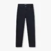 Vaqueros de corte holgado de Denim para hombre – negros