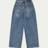 Vaqueros de pierna ancha de Denim – lavado medio Vaqueros de pierna ancha de Denim – lavado medio
