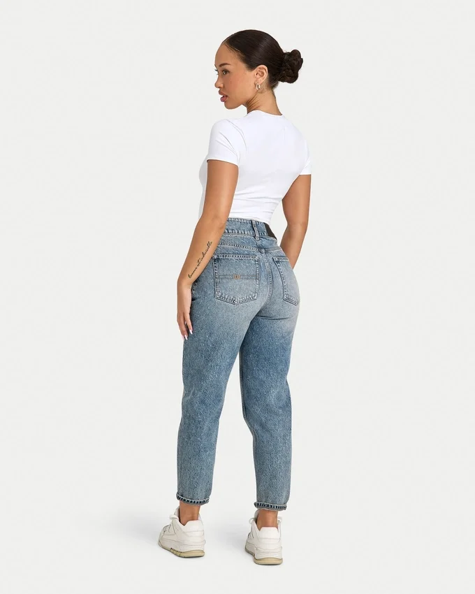 Vaqueros «mom» para mujer – lavado medio Vaqueros «mom» para mujer – lavado medio