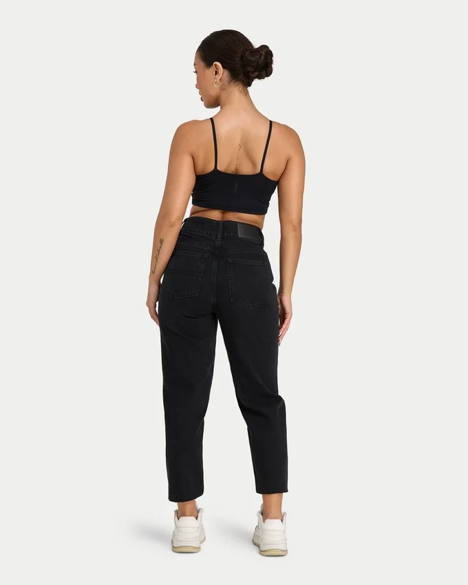Vaqueros «mom» para mujer – negro lavado Vaqueros «mom» para mujer – negro lavado