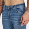 Vaqueros slim fit para hombre – azul medio