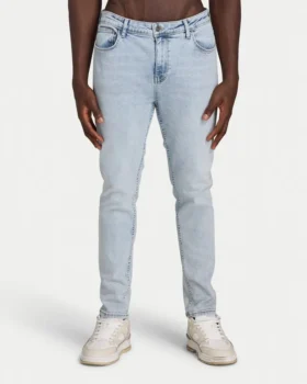Vaqueros slim para hombre – azul claro