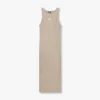 Vestido midi «Base Racer» para mujer – gris verdoso