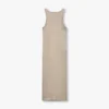 Vestido midi «Base Racer» para mujer – gris verdoso