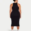 Vestido midi «Base Racer» para mujer – negro Vestido midi «Base Racer» para mujer – negro